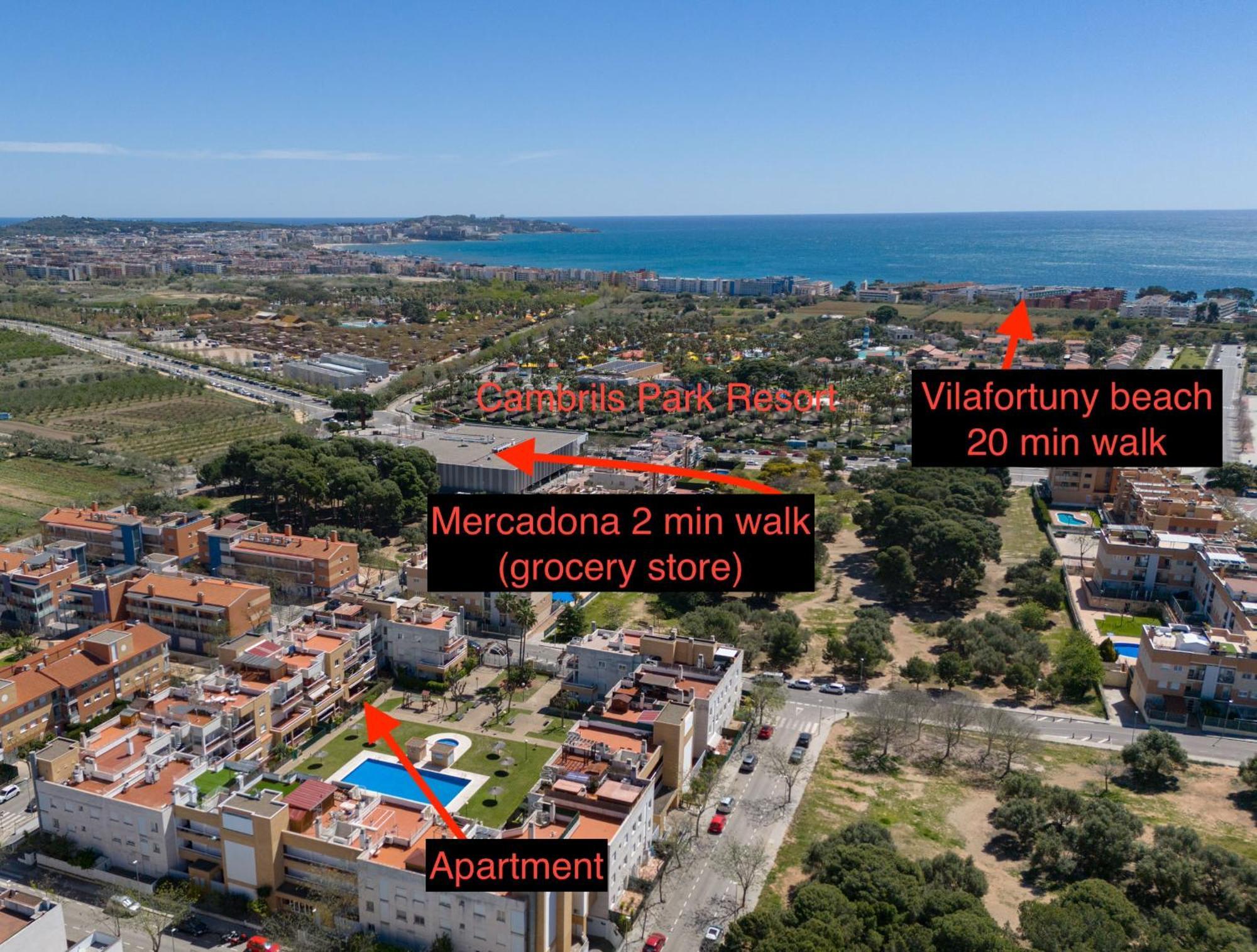 Апартаменты Cambrils Haven:2Br+2Bth+Wf+Pool Экстерьер фото